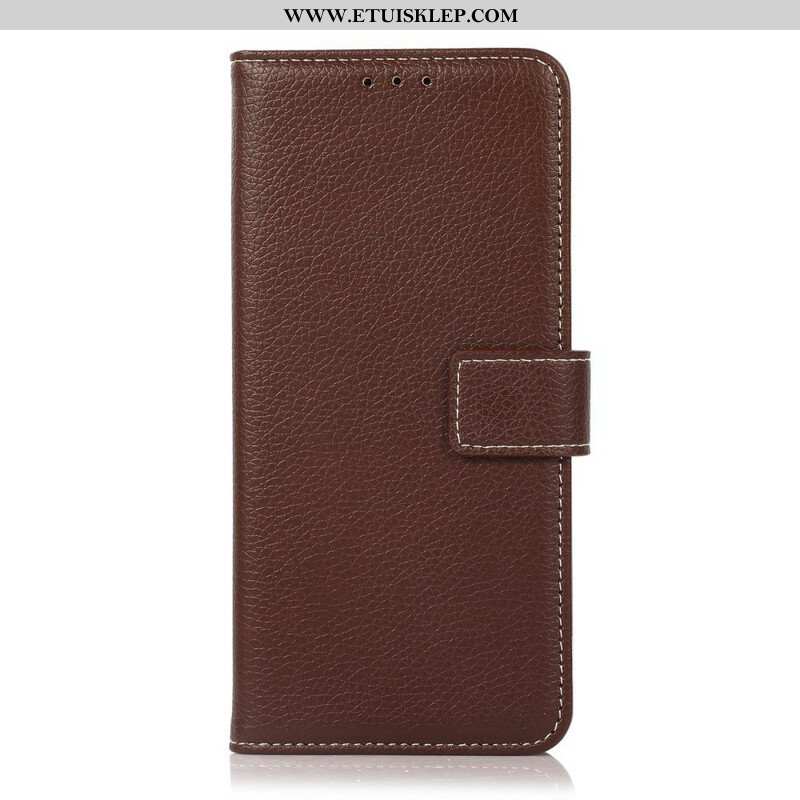 Etui Folio do Xiaomi Redmi Note 10 5G Tekstura Liczi